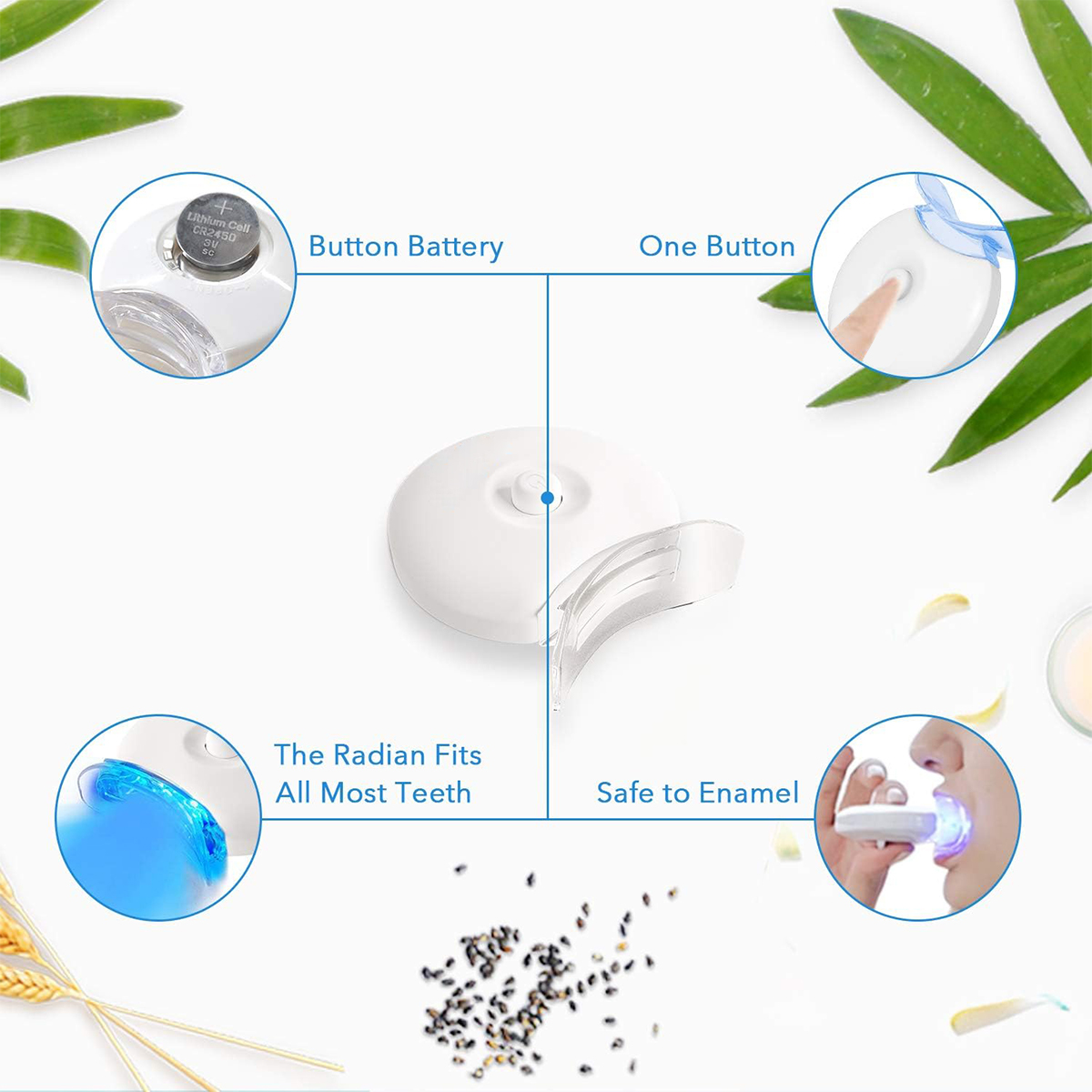Teeth Whitening Kit - 5X LED L - огляд і ціна Teeth Whitening Kit