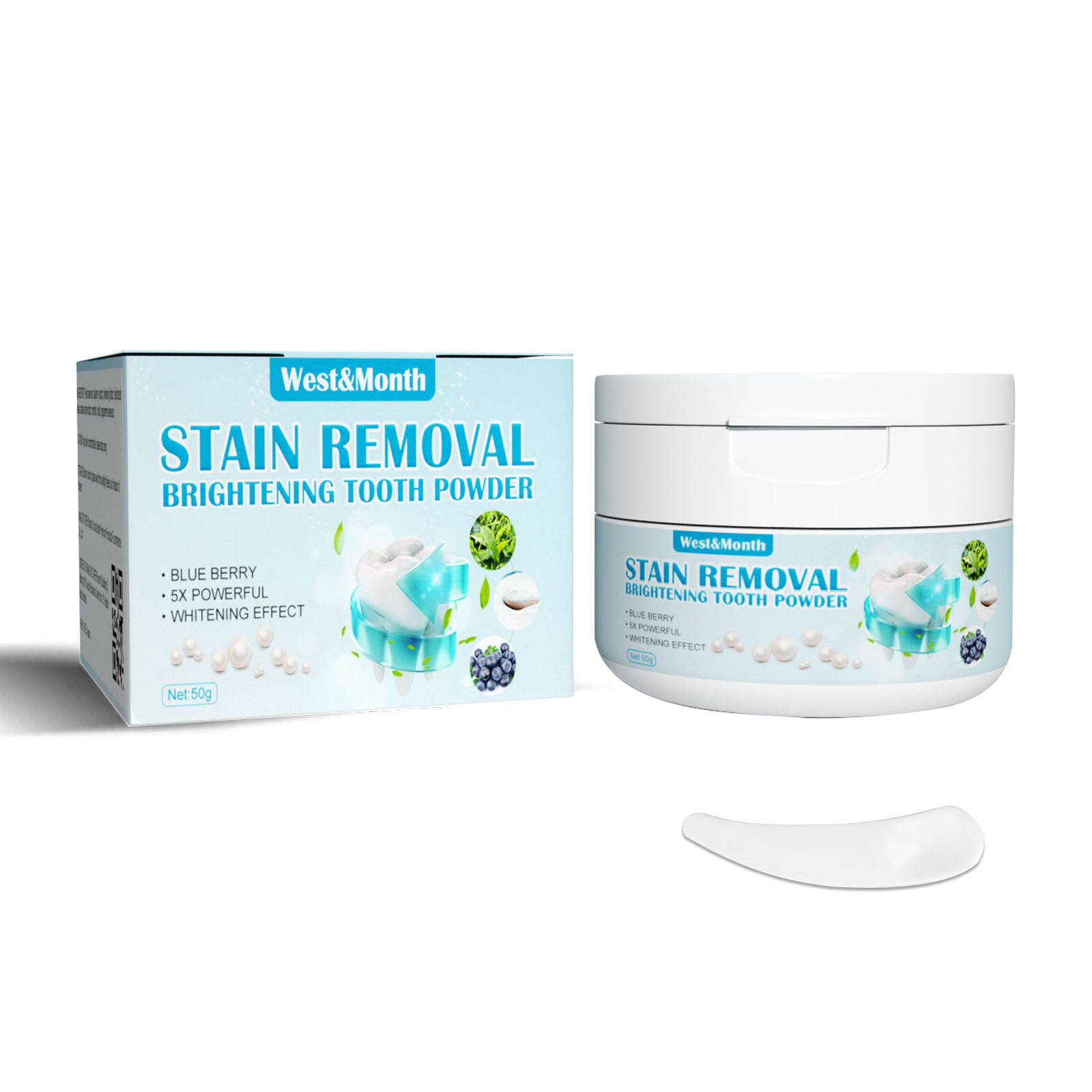 Blueberry Baking Soda Whitenin - огляд і ціна Teeth Whitening Baking Soda