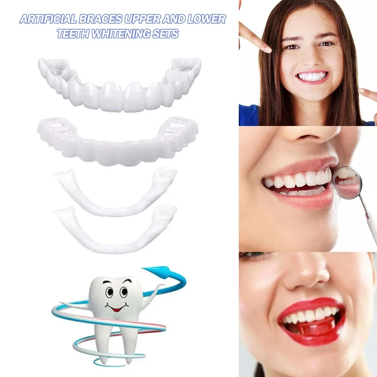 Teeth Veneers Whitening Dentur - огляд і ціна Teeth Whitening Kit