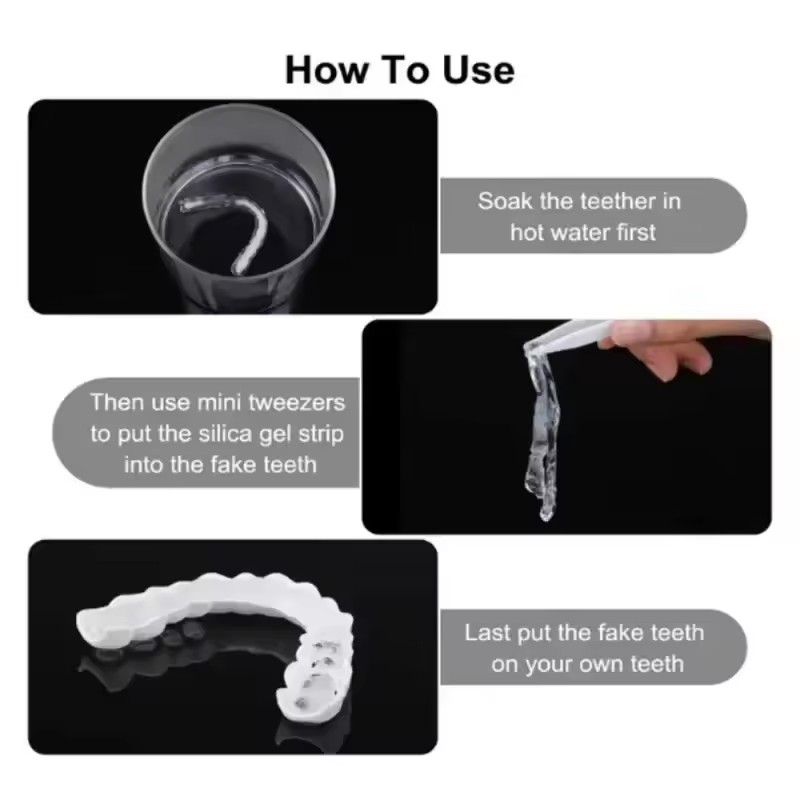 Teeth Veneers Whitening Dentur - огляд і ціна Teeth Whitening Kit