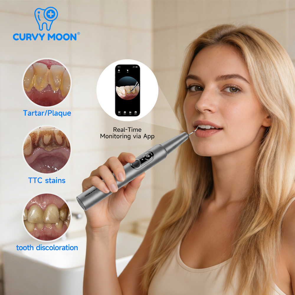 CURVY MOON Visible Electric Ul - огляд і ціна Teeth Whitening Kit Professional
