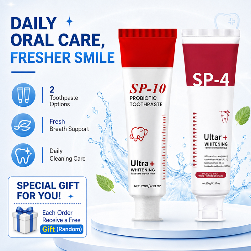 SP-10 and SP-4 Probiotic White - огляд і ціна Teeth Whitening Xylitol