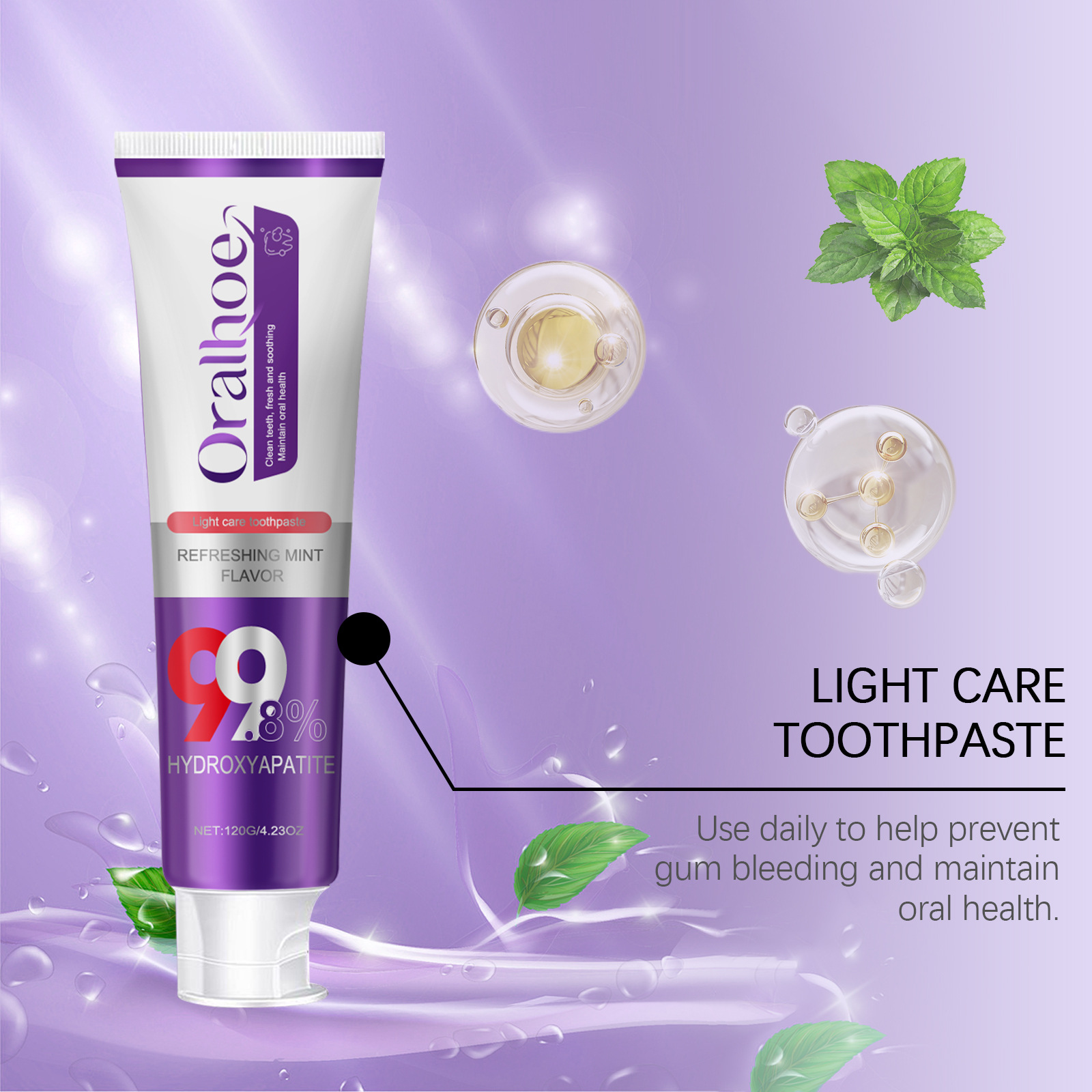 Oralhoe Baking Soda Teeth W-hi - огляд і ціна Teeth Whitening Baking Soda