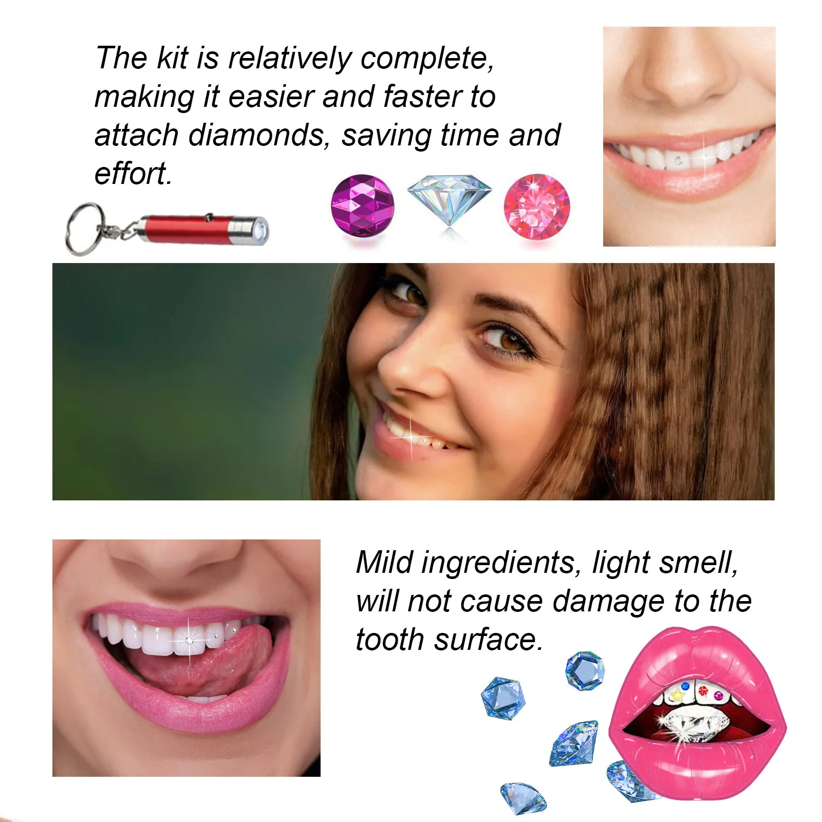 Tooth Jewelry Kit DIY Clear Pr - огляд і ціна Teeth Whitening Kit