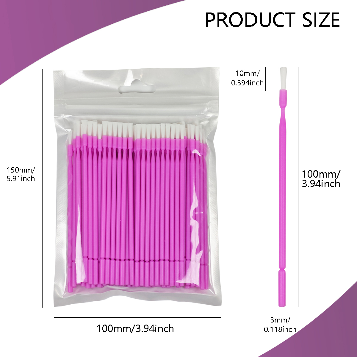 100Pcs Dental Disposable Micro - огляд і ціна Teeth Whitening Kit Professional
