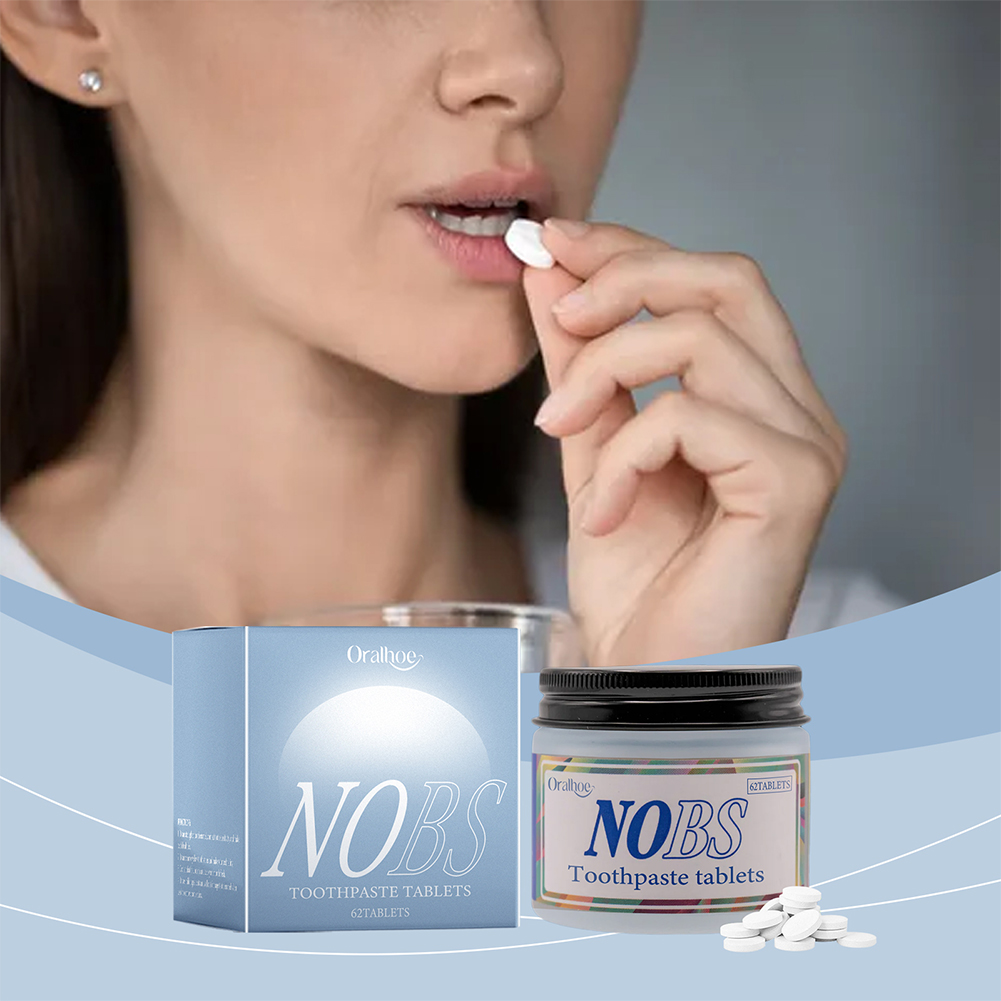 NOBS Toothpaste Tablets - Nano - огляд і ціна Teeth Whitening Xylitol